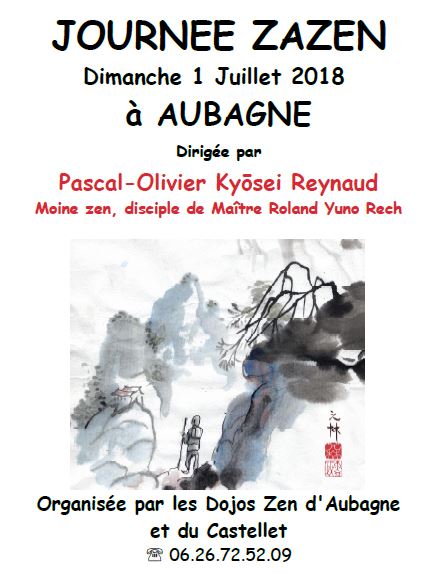 journée de méditation assise, zazen à Aubagne juillet 2018 journée de méditation assise, zazen à Aubagne juillet 2018