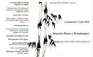 Journée de zazen à Tartejoque - 09100 Unzent - 5 août 2018
