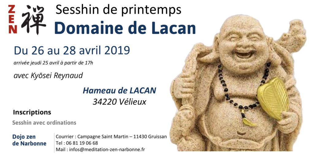 26-28-avril2019-Sesshin à Lacan - Dojo zen Narbonne
