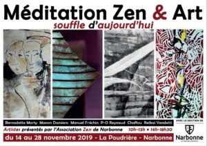 Exposition méditation zen et art à Narbonne