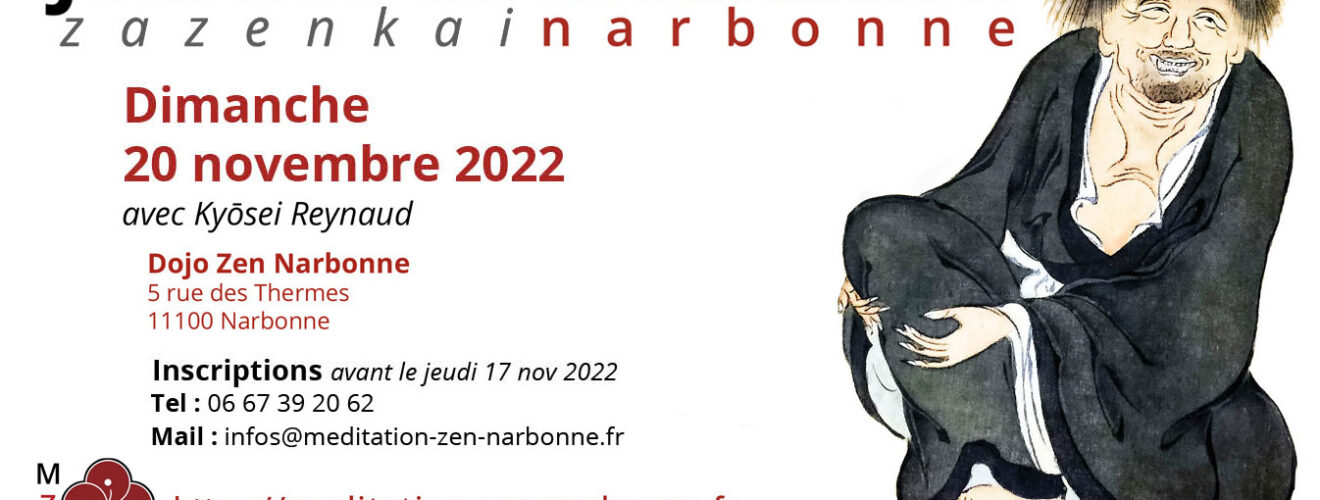 Zazenkai - Journée de méditation zen à Narbonne avec Pascal-Olivier Kyosei Reynaud le 20 novembre 2022 - Studio11