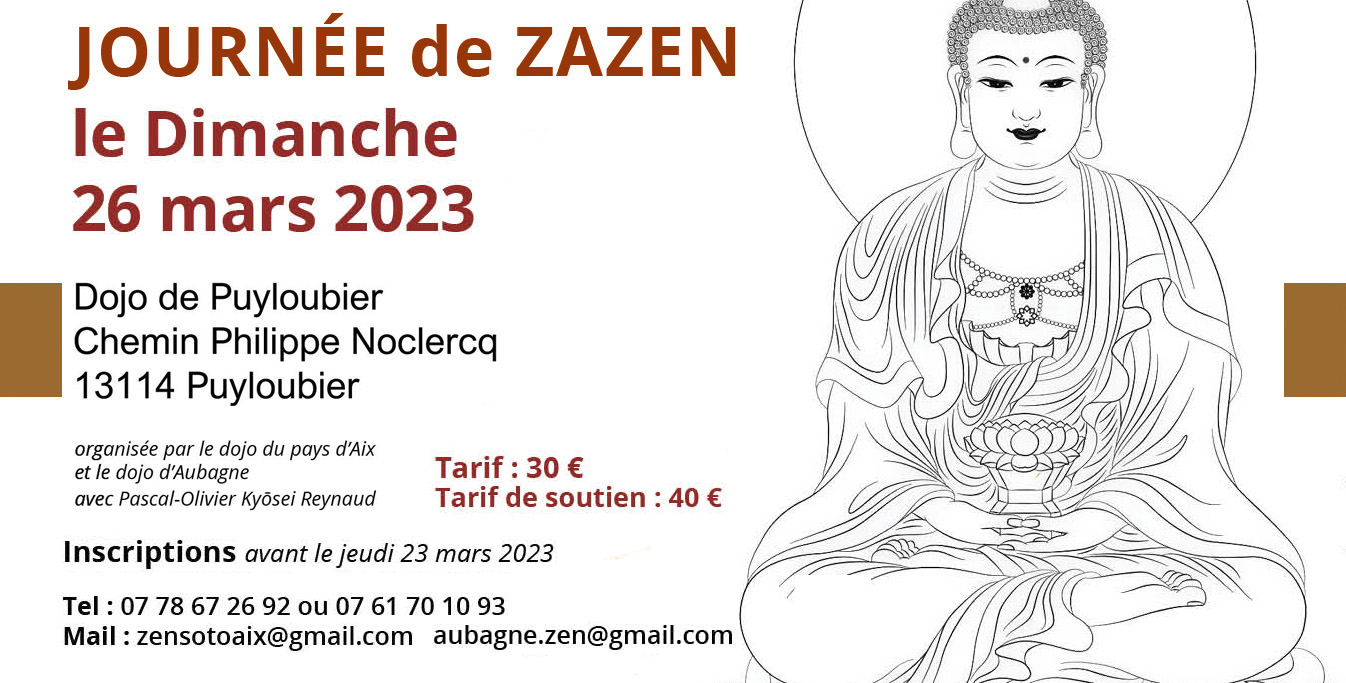 Méditation zen à Puyloubier organisée par le dojo zen d’Aix en PCE et le dojo zen d’Aubagne