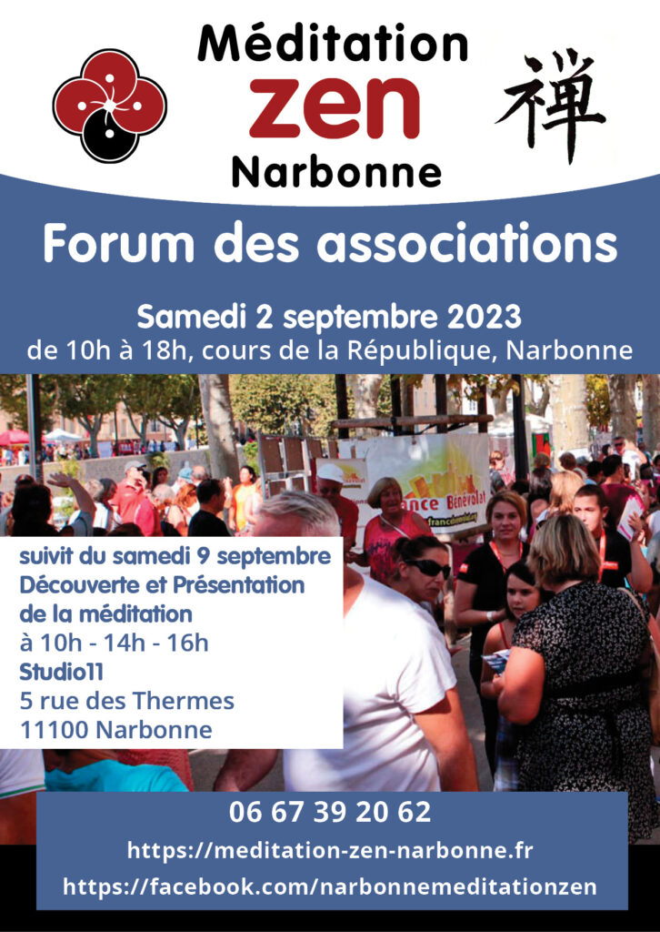 2023 le samedi 2 septembre - Forum des associations de Narbonne, cours de la République - MZN